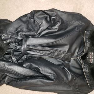 Wilson women's leather coat